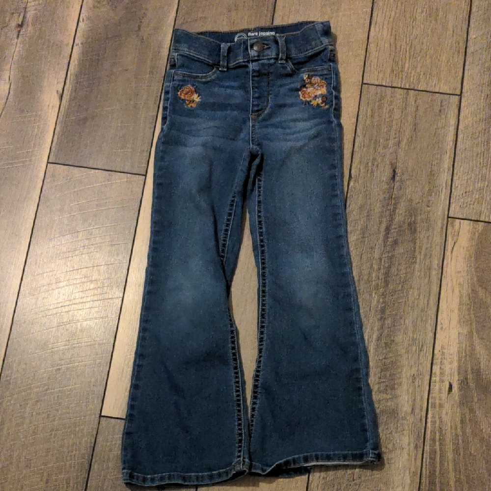 Wonder Nation Blue Flared Jeans with Retro Style